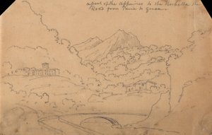 Výstup na Apeniny k Rochettě od John Robert Cozens