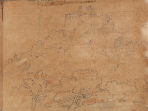 Mezi Brixenem a Bolzanem, 8. června od John Robert Cozens