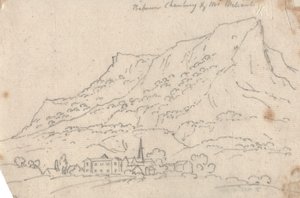 Mezi Chamberg a Mt. Meliant od John Robert Cozens