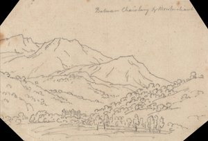 Mezi městy Chambery a Montmélian od John Robert Cozens