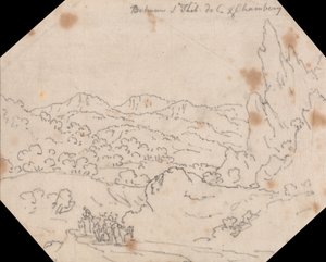 Mezi Saint-Thibaud-de-Couz a Chambery od John Robert Cozens