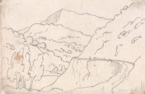 Mezi Tavarnelle a Capriano od John Robert Cozens
