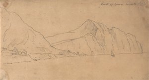 Pobřeží Janova směrem k Lerici od John Robert Cozens
