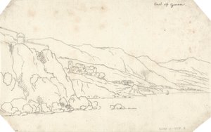 Východně od Janova od John Robert Cozens