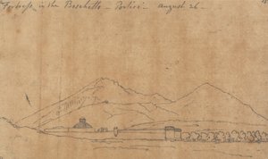 Pevnost v Boschettu, Portici, 26. srpna od John Robert Cozens