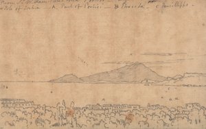 Z vily sira W. Hamiltona v Portici, 12. srpna. od John Robert Cozens
