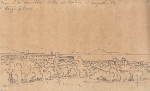 Z vily sira W. Hamiltona v Portici, 12. srpna. od John Robert Cozens