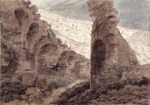 Interiér Kolosea, 1778 od John Robert Cozens