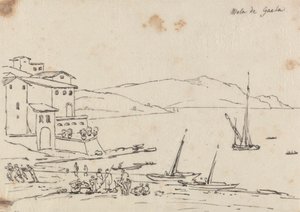 Mola v Gaetě od John Robert Cozens