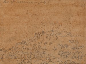 Část Terracina, 5. července od John Robert Cozens