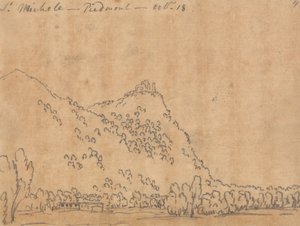 Saint Michele, Piemont, 18. října od John Robert Cozens