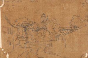 Santa Giustina, Padova, 19. června od John Robert Cozens