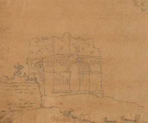 Janův chrám od John Robert Cozens