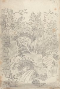 Terrano Bridge, Civita Castellana od John Robert Cozens