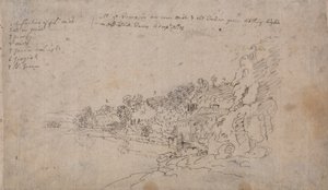 Břehy řeky Avon v Hotwells od John Robert Cozens