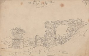 Augustův most u Narni od John Robert Cozens