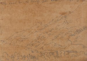 Pobřeží směrem k Amalfi z Vietri, 19. září od John Robert Cozens