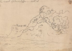 Pobřeží Posillipo, 16. října od John Robert Cozens