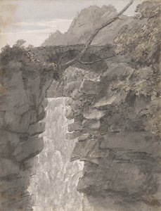 Reichenbašské vodopády od John Robert Cozens