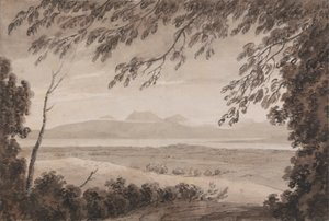 Ženevské jezero z kantonu Bern od John Robert Cozens