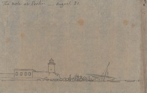 Krtek v Portici, 31. srpna od John Robert Cozens