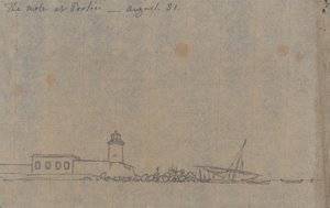 Krtek v Portici, 31. srpna od John Robert Cozens
