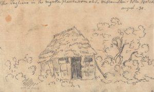 Pagliaro v Myrtle Plantation ve vile sira Williama Hamiltona, Portici od John Robert Cozens
