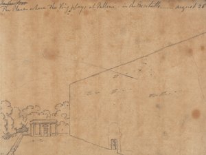 Místo, kde hraje král v Palloni od John Robert Cozens
