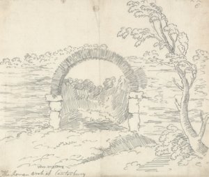 Římský oblouk v Canterbury od John Robert Cozens