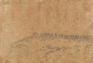 Villa Mellini, 1. července od John Robert Cozens