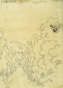 Woodland, z alba trasování od John Robert Cozens