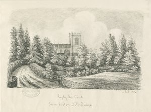 Kostel Rugeley od John Robert Fernyhough