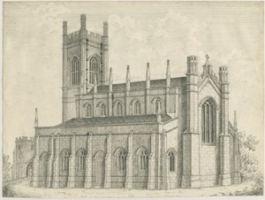 Kostel Rugeley od John Robert Fernyhough