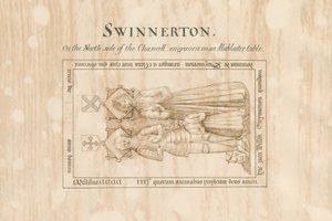 Swynnerton Church – Památník Williama Swynnertona: kresba perem a tuší, nd [19. století] (kresba) od John Robert Fernyhough