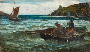 Fisherfolk (olej na plátně)