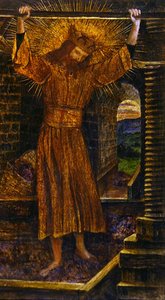 The Wine Press, cca 1860 (akvarel, kvaš a zlatá barva na papíře) od John Roddam Spencer Stanhope