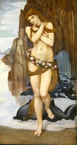 Venuše vycházející z moře, počátek 70. let 19. století (tempera a zlato na panelu)