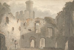 Hrad Conway, pohled do interiéru od John Roe of Warwick