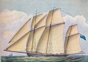Armed Lugger Close Tauled with All Sail Set, 1825