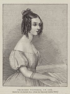 Princezna Victoria, v roce 1834 od John Rogers Herbert