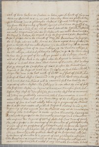 Dopis Johna Rowa, studenta v St Andrews, svému strýci, 1691 od John Row