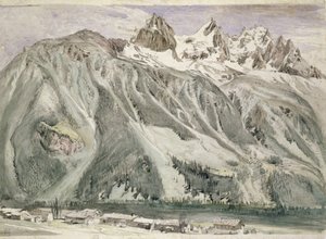 Needles of Chamonix, 1849 od John Ruskin