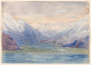 Horská krajina od John Ruskin