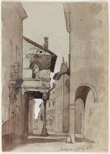 Ulice v Bologni od John Ruskin
