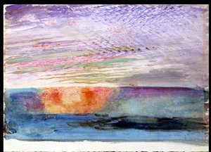 Západ slunce na Herne Hill přes Smoke of London, 1876 od John Ruskin
