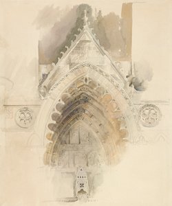 Severní oblouk západního vchodu do katedrály v Amiens, 17.–18. května nebo 23. září 1856 od John Ruskin