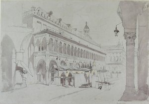 Palazzo della Ragione a Piazza delle Erbe, Padova, květen 1841 od John Ruskin