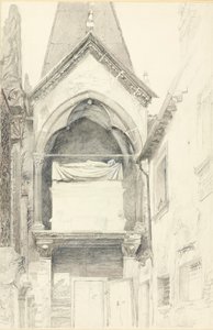 Hrobka Cangrande I della Scala, Verona, 28. května - 29. června 1869. od John Ruskin