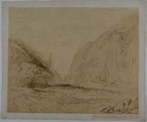 Torrent v Tyrolsku od John Ruskin