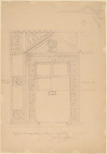 Byzantská brána s Duomo, Rimini od John Russell Pope